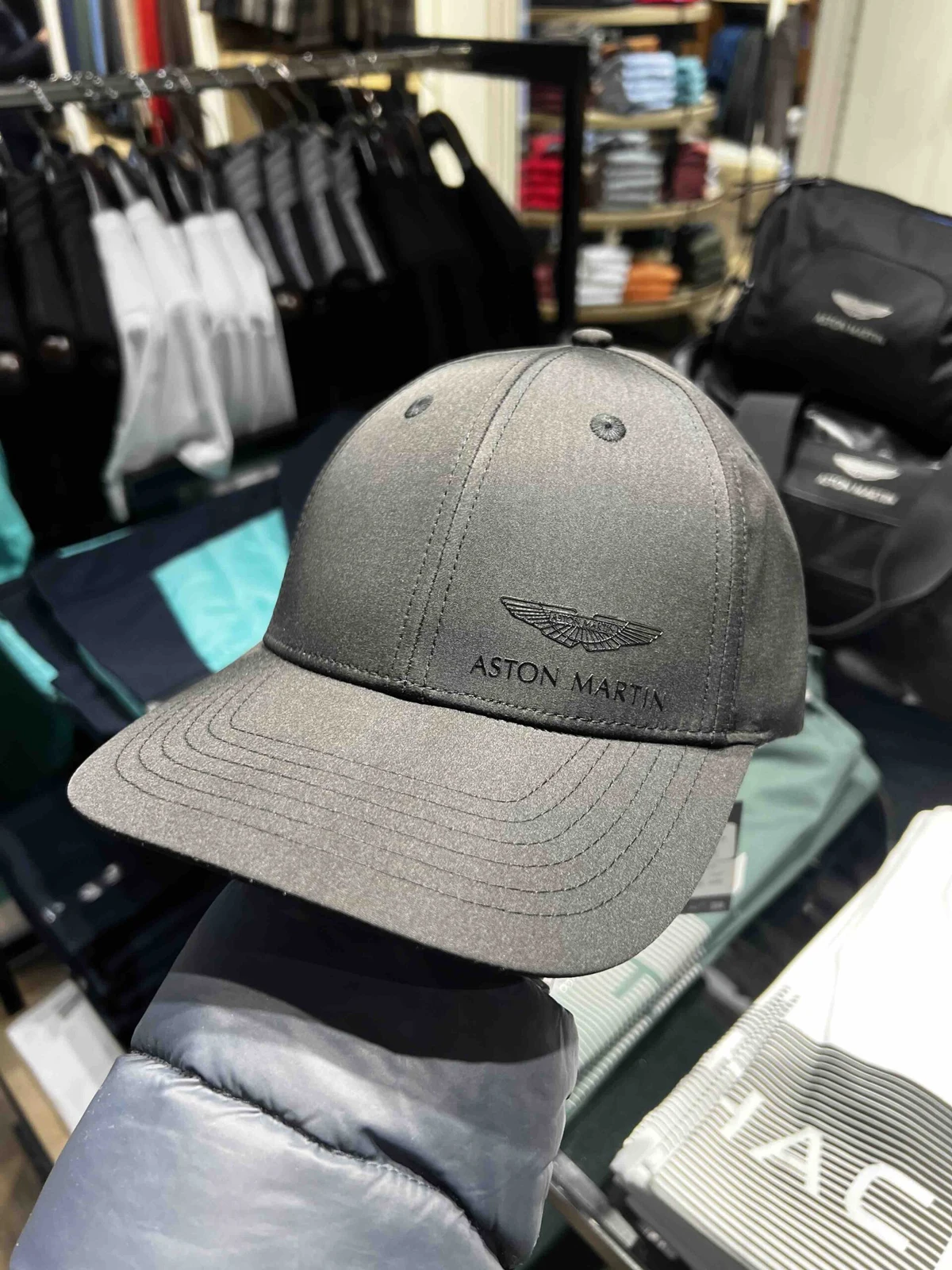 HACKETT X ASTON MARTIN RACING, for adult, cap, black