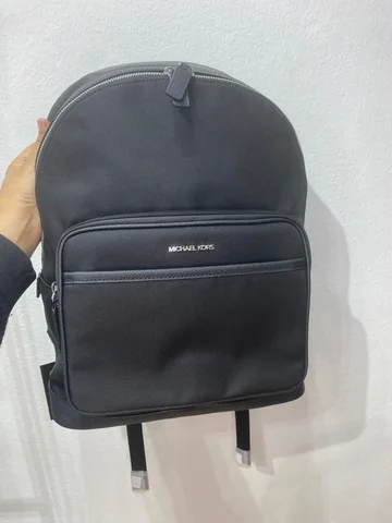 MICHAEL KORS, for men, medium backpack 13 inch laptop, nylon black