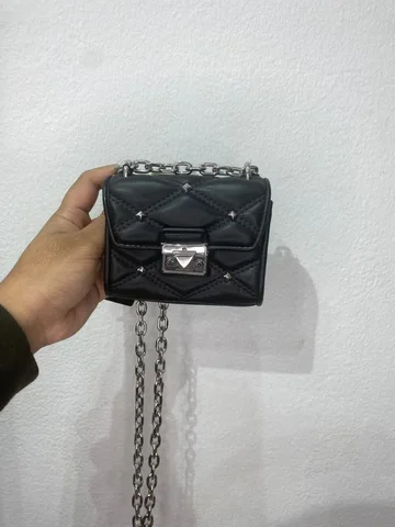 MICHAEL KORS, for ladies, micro crossbody bag, quilted black