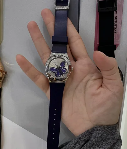 SWATCH, for adult, irony, medium watch, butterfly blue