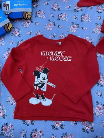 PRIMARK X DISNEY, for kids girl, long sleeves t shirt, Mickey red