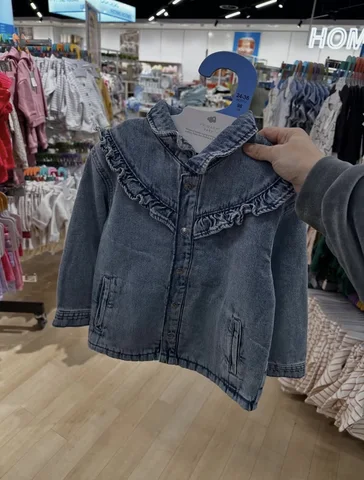 PRIMARK, for kids girls, denim jacket, blue