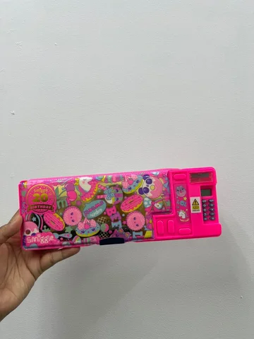 SMIGGLE, for kids, Multifunction Pencil Box, pink
