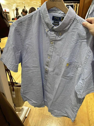 POLO RALPH LAUREN, for men, short sleeves shirt, blue