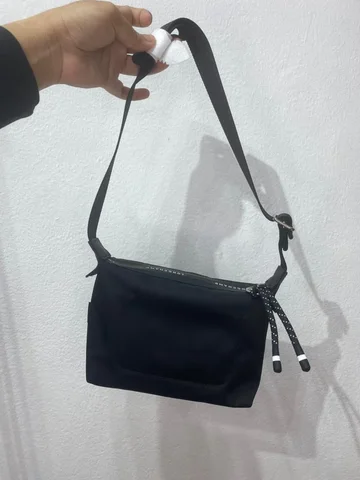 LONGCHAMP, energy, small shoulder bag, recycled material, black