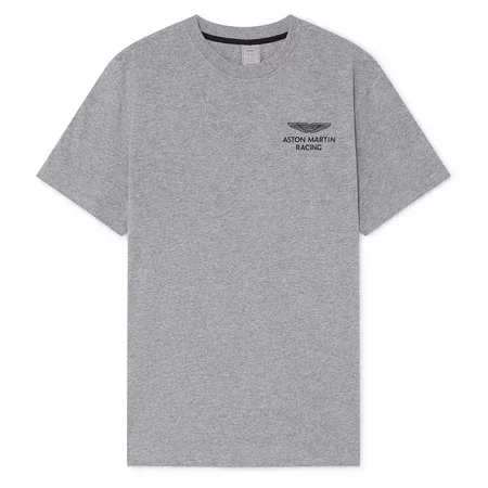HACKETT X ASTON MARTIN RACING, for men, round neck t shirt, cotton grey size: S, M, L