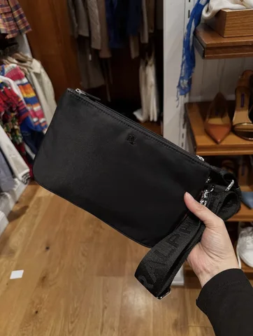 POLO RALPH LAUREN, small crossbody bag, nylon black